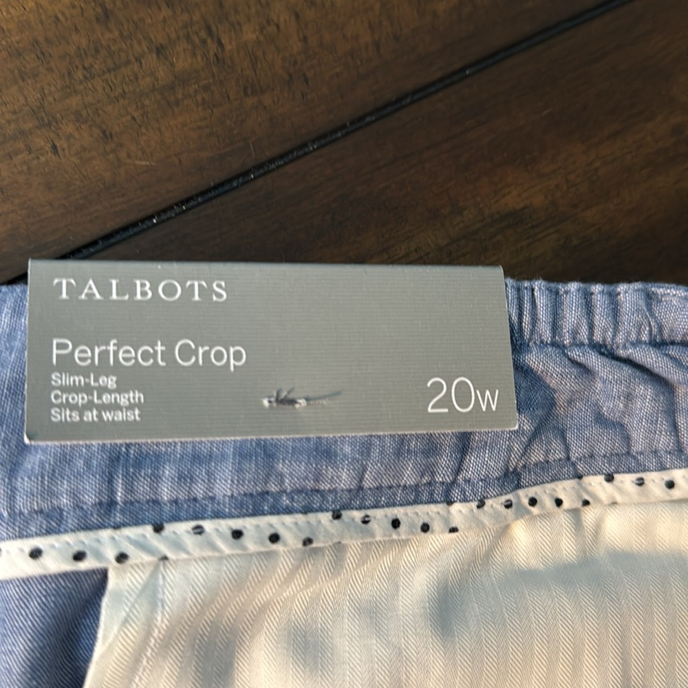 Talbots Blue Capris - Picture 2 of 4
